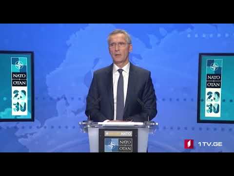 ნატო ს გენერალური მდივნის პასუხი საქართველოს პირველი არხის ჟურნალისტის კითხვაზე
