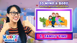 teaching 20 mind and body healthy activities for kids by miss v