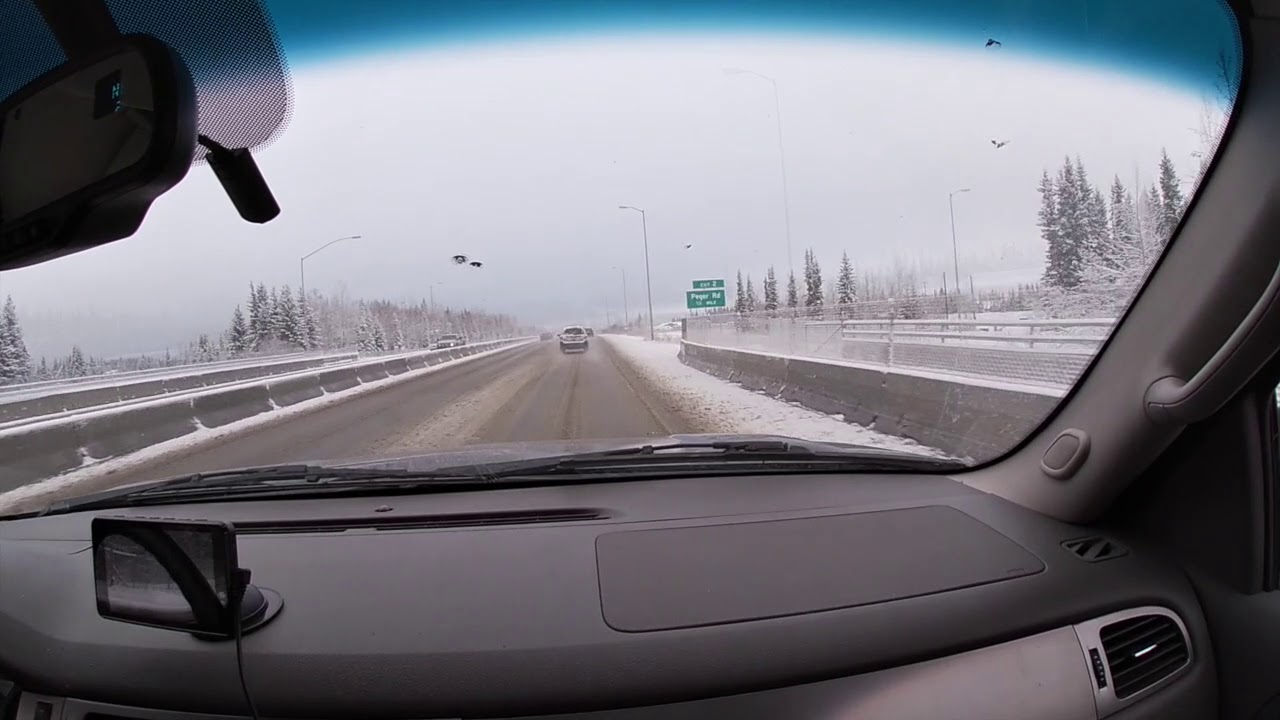 Waking up to snow in Fairbanks Alaska April 17th 2019 YouTube