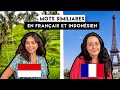 Similarities between french and indonesian  mots similaires en franais et indonsien