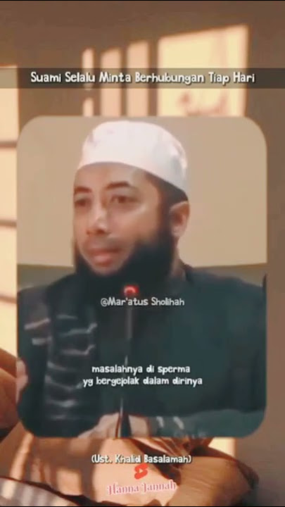 PENTING ! UNTUK ISTRI YANG SERING NOLAK AJAKAN SUAMI APALAGI DIJATAH SEMINGGU SEKALI | USTADZ KHALID