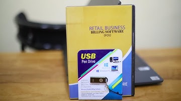 Raintech POS Billing software USB Pen drive call Billing Software or Software