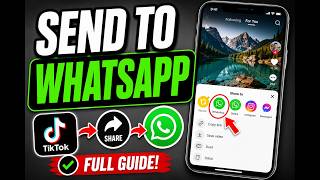 How To Send A TikTok Video To Someone On WhatsApp (Full Guide)
