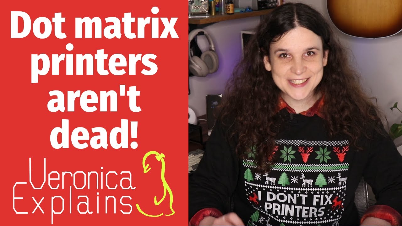 Dot matrix printers aren't dead!! YouTube