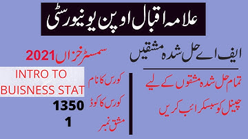 aiou fa semester autumn 2021 code 1350 solved assignment number 1 | easy method of education