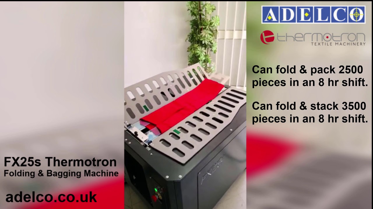 Thermotron FX25s - Folding and bagging machine - Adelco UK