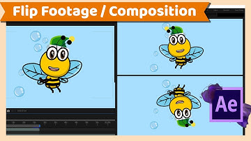 After Effects Tutorial : How to Flip Footage / Video ( Horizontal or Vertical )