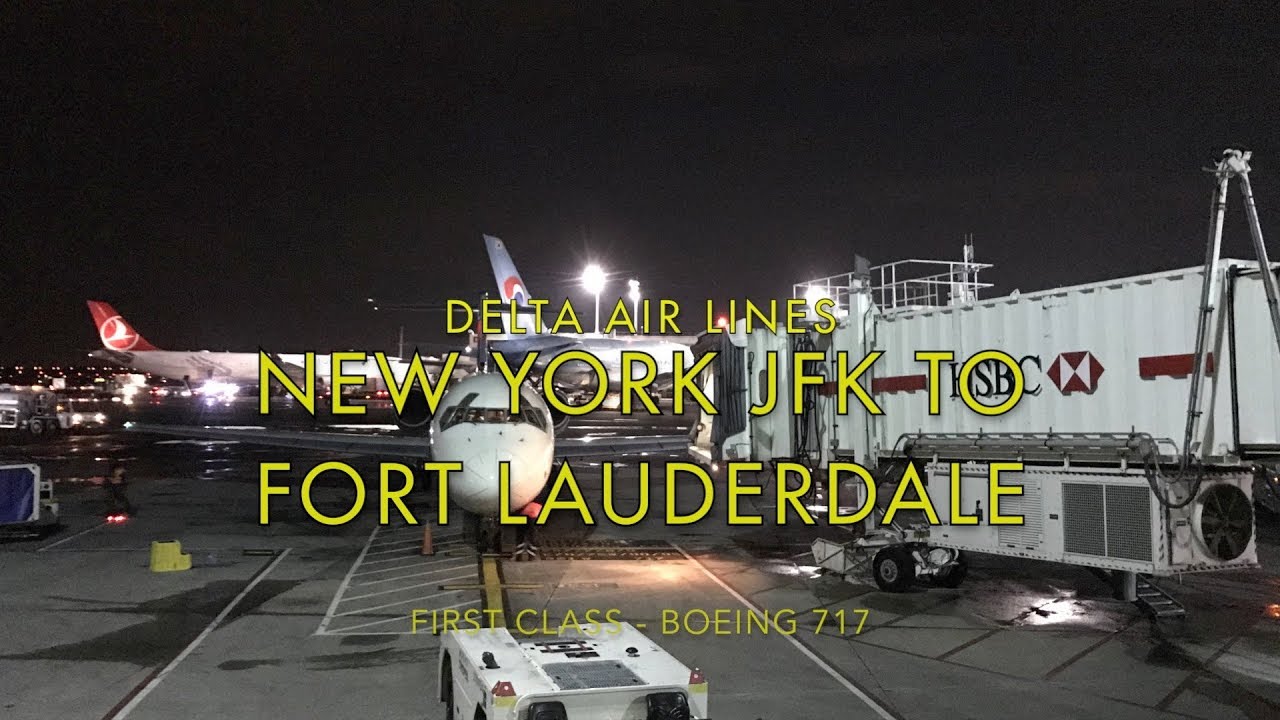 A Very Delayed Delta Airlines Flight 2108 New York JFK to Fort