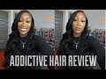 Updated 40 inch  250 density addictive hair wig review 13x6 lace front wig