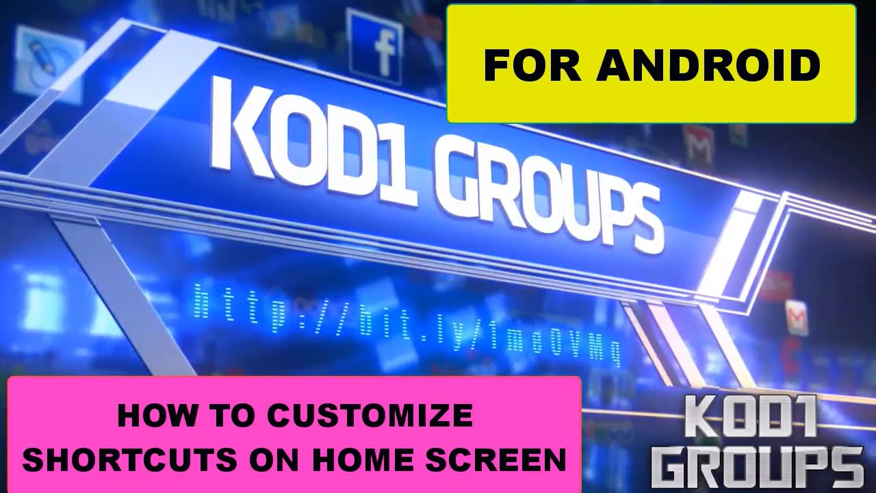HOW TO CUSTOMIZE SHORTCUTS ON ANDROID HOME SCREEN (JD)... - YouTube