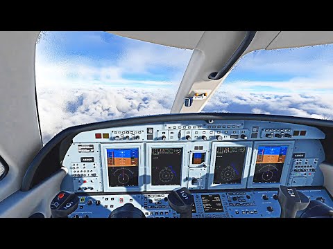 Видео: Тропический шторм Лаура - Microsoft Flight Simulator