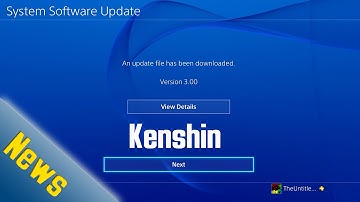 Sony PS4 Software Update 3.0 Process Kenshin, PlayStation 4