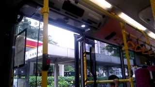 九巴 KMB K AVC16 PG2693@296M 落車門開關過程