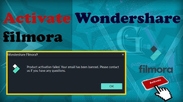 Solution of Product activation failed in  filmora | Gettenidea