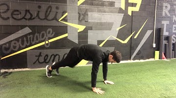 Spiderman (groiner) w/ hamstring stretch