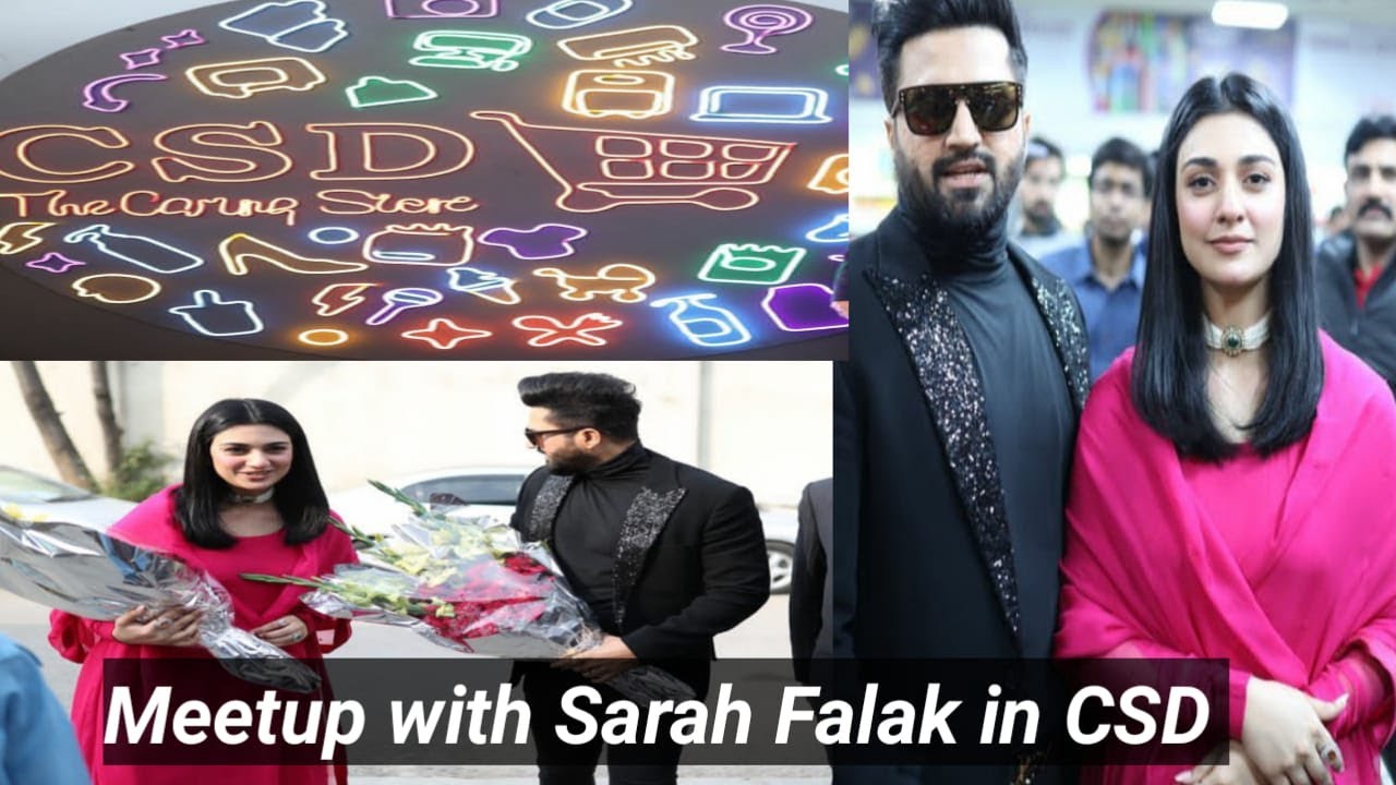 Meetup with Sarah Falak in CSD Mega Mall 