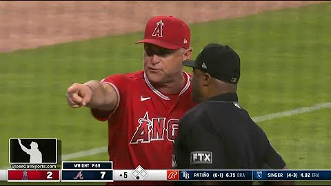 Ejection 110 - Phil Nevin Stews After Check Swing, Tossed by Porter After Ohtani's HR