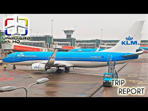 TRIP REPORT | KLM | 300km on a Boeing737 | Amsterdam - Hamburg