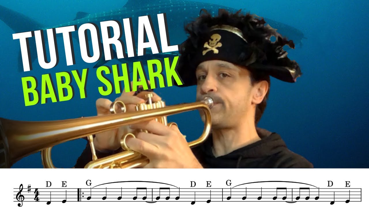 Trumpet Tutorial Lesson 9 BABY SHARK YouTube