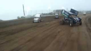 Jack Dover Wins Nebraska 360 Sprints Heat at Butler County Speedway