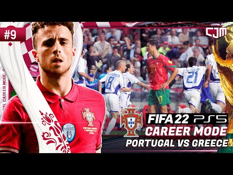 FIFA 22 Portugal Career Mode | Babak 16 Besar Piala Dunia! Misi Balas Dendam Lawan Yunani #9
