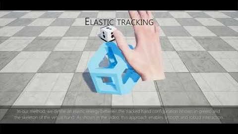 IEEEVR 2018 | Soft Hand Simulation for Smooth and Robust Natural Interaction