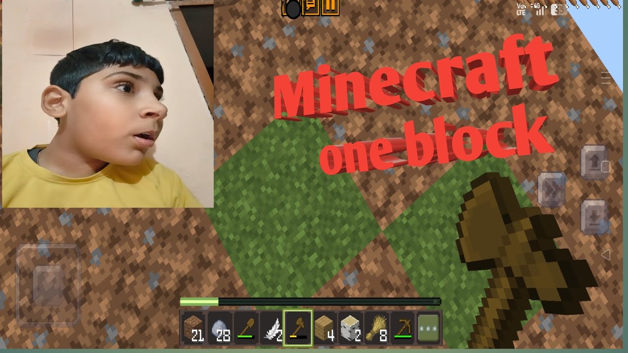 I am play Minecraft one block part 1 - YouTube