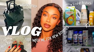 VLOG:PREP WITH ME FOR SURGERY, SHORT NAILS, FRIDGE RESTOCK, PACKING, CLEANING &amp; SO MANY ERRANDS