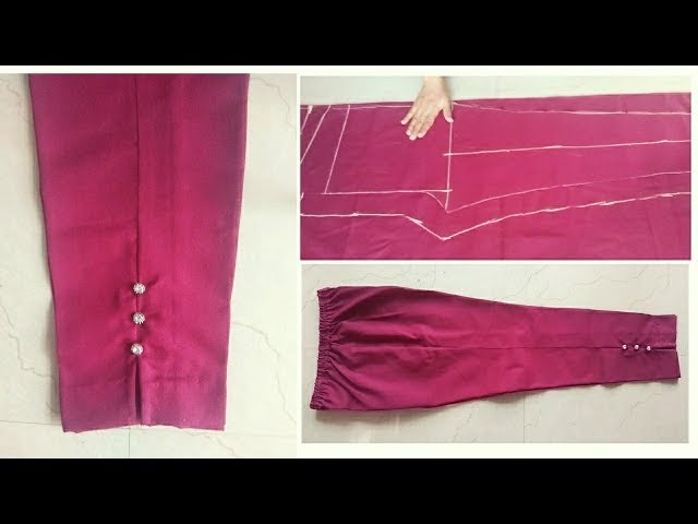 Ledies Pant Cutting And Stitching in hindi Kamar3637  Thai28Harshita Boutique  YouTube