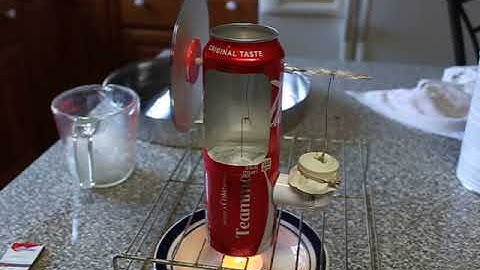 Coke can Stirling engine