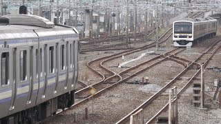 E217系と209系が、お見合い \(◎o◎)/!