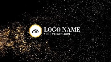 Free Golden Particle Business Logo Opener Intro Video Template (Customizable) - FlexClip