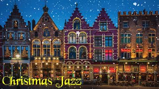 Christmas Ambience ASMR | Ambiance de café avec Musique de Noël Jazz relaxante | Soirée d'hiver cozy