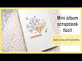 TUTORIAL mini álbum scrapbooking FÁCIL - Apto para principiantes - 😍