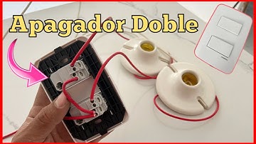 Como instalar un interruptor doble