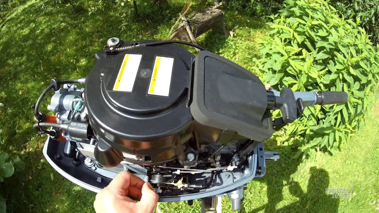 Раздушка лодочного мотора Ямаха 9,9 в 15 - YouTube