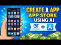 AI Se App Store Kaise Banaye | बिना Coding Full App Store Tutorial | DeepSeek AI #aiapp #aitools