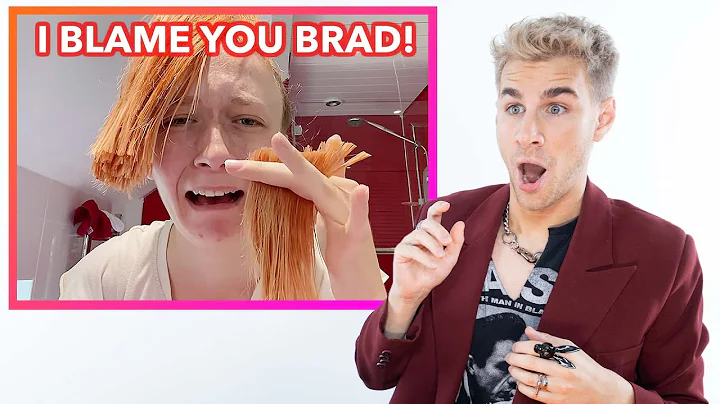 Reacting to people following my wolf cut tutorial