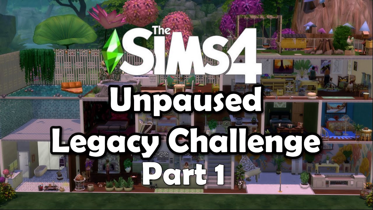 The Sims 4 Unpaused, 8 Hours | Autonomous Legacy Challenge Part 1 (ASMR)