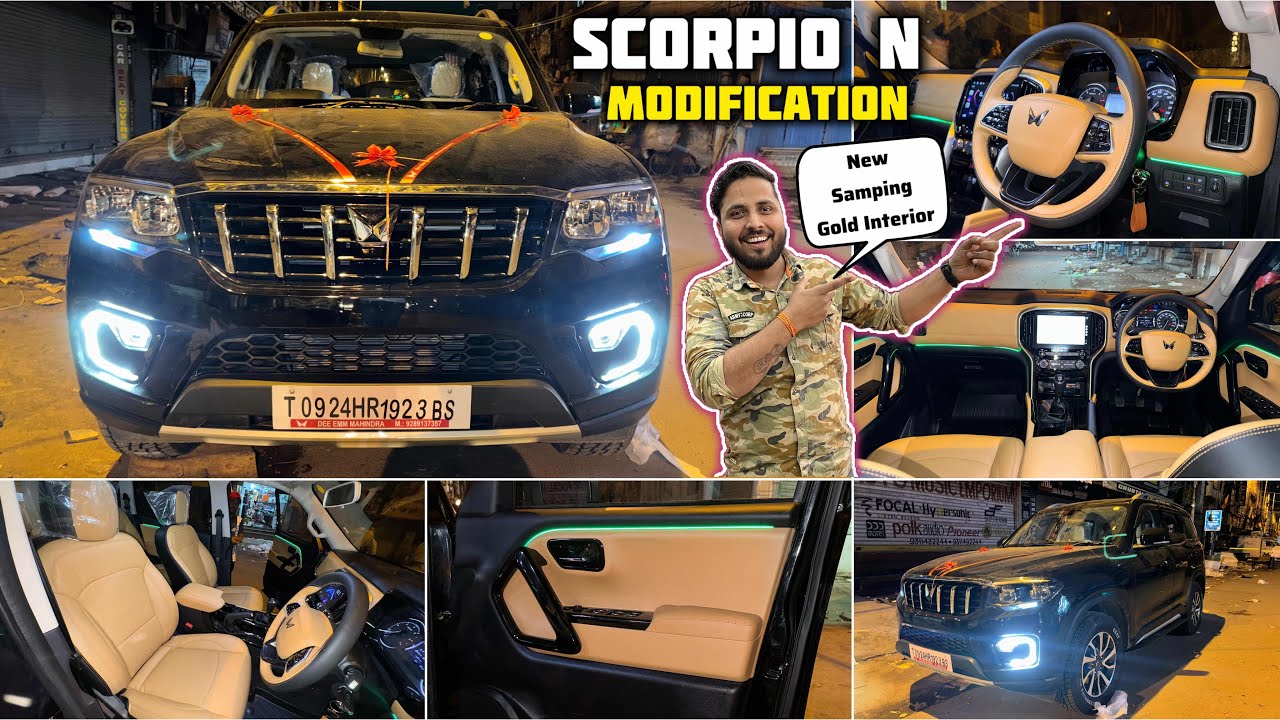 Scorpio N Samping Gold Interior 2024 Scorpio N Z2 Base to Top ...