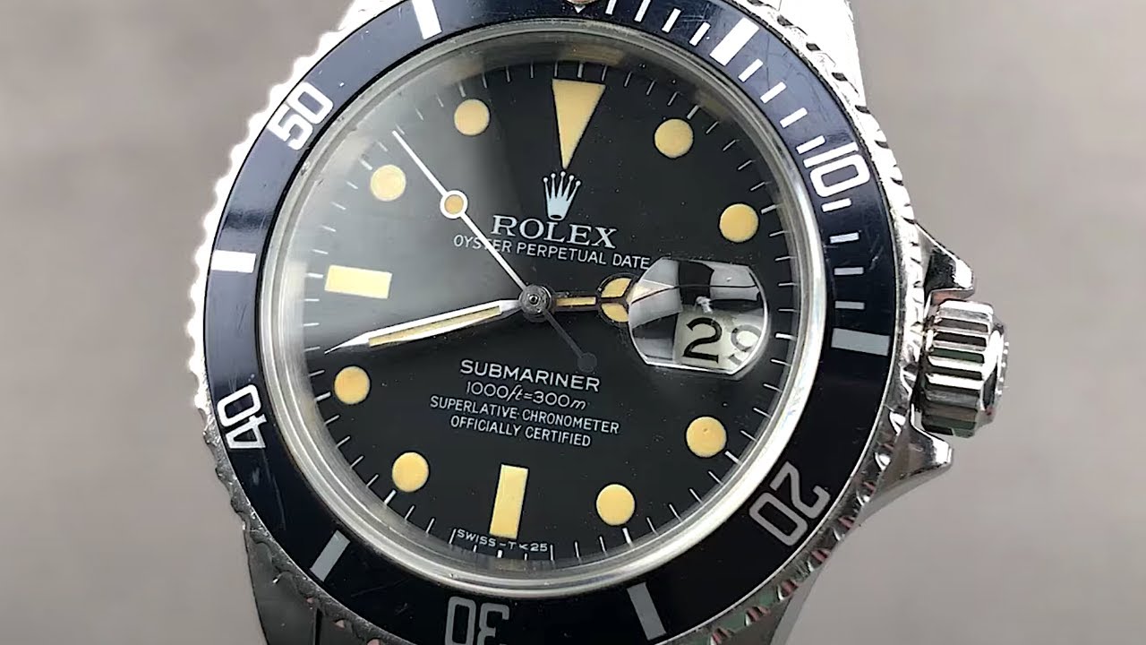 Rolex 16800 Rolex Watch Review - YouTube