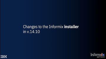 Using the Informix 14 Edition Installer by Carlton Doe