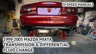 How to Replace Transmission and Rear Differential Fluid on a 1999-2005 Miata (5MT)