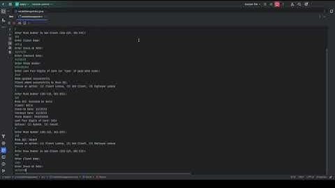 Motel Management System (Computer Programming Semester 1 Final Project Video Demonstration)