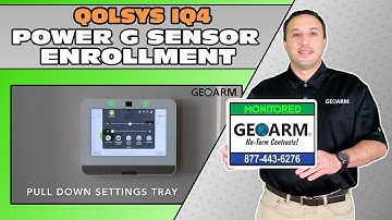 Qolsys IQ Panel 4 Power G Sensor Pairing