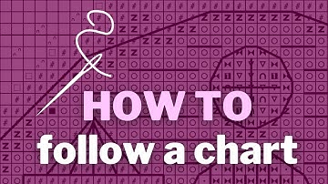 How to read a cross stitch chart