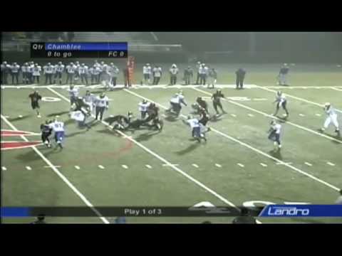 Brett Jackson 2008 Chamblee HS Football Hightlights