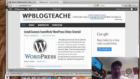 Wordpress Tutorial: Creating Menus Using Genesis FrameWork