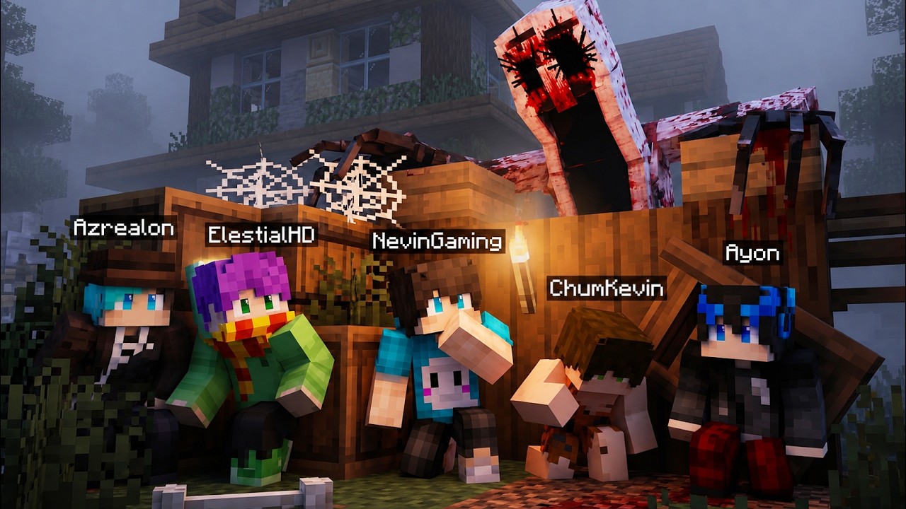 Gw Adain Escape Room PALING SEREM Buat YOUTUBER LAPERGANG di Minecraft...