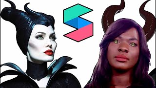 MALEFICENT INSPIRED FILTER EFFECT, Spark AR tutorial screenshot 2